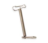YOGOTEU Feeders Holders,Small Animal Cage Spring Fasteners Water Bottle Rack for Pet Cage StainlessSteel Clip On Spring for Drinking Bottle
