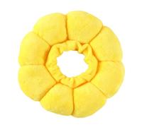 YOGOTEU Pets Collars,Neck Wound Recovery Collar InjuryHealing Antibiting Elizabethan Collar for Cat Dog Flower Collar GroomingSupplies, Large, Yellow