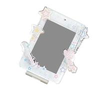 YOGOTEU Photo Holder,Star Series Sweet Photo Protections Photocard Frame Card Display Stand Desktops Decorations Photo Holder Acrylic Card Sleeve