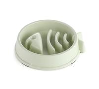 YOGOTEU Plastic Fish Bowl for Cats and Dogs with Non-Slip Base for Solid Food, Easy to Wash