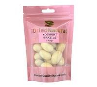 Yogurt Covered Brazil Nuts - Smooth, Sweet & Crunchy | Multiple Sizes - Free PP - TDN (180 g)