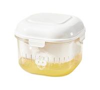 Yogurt Filter Strainer - with Lid Fine Mesh Whey Separator,Kitchen Thick Creamy Yogurt Filter Strainer | for Soybean Milk, Berries, Fruit Juice, Coffee, Tea