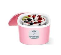 Yogurt Machine, Probiotic Yogurt Maker, with Stainless Steel Inner Liner, Automatic Control, Easy to Clean, Suitable for Home Use(Pink)