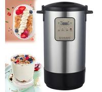 Yogurt Maker, 12L Automatic Yogurt Machine with Adjustable Temperature & Time Control, Stainless Steel Fermentation for Homemade Yogurt