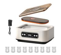 Yogurt Maker, 1600ML Automatic Machine with 9 Glass Jars, Multi-Function Electric Maker for Organic Yogurt and Natto, Health Gift for Men and Women