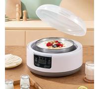 Yogurt Maker, 36 Hour Probiotic Yogurt Machine with Adjustable Temperature and Time Control, Yoghurt Maker with Digital LCD Display Machine for Homemade Greek, Vegan Yogurt