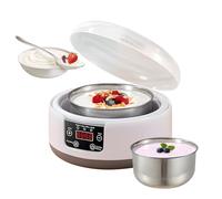 Yogurt Maker Machine 36 Hours with Temperature Control and Timer, 1.2L Yogurt Machine with LED Display, Multifunctional Yogurt Maker Stainless Steel Design for Home Use (yogurt machine)