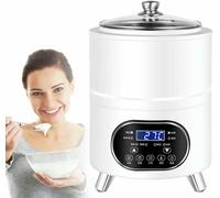 Yogurt Maker Machine, Automatic LCD Digital Commercial Fermentation for Yogurt, Cheese, Natto - Portable Electric Maker