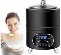 Yogurt Maker Machine, Automatic LCD Digital Commercial Fermentation for Yogurt, Cheese, Natto - Portable Electric Maker