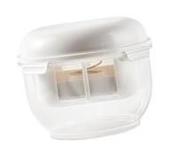 Yogurt Maker - PP Polystyrene Nylon Stainless Steel 20.5 x 16 cm | Yogurt Cheese Maker with Transparent Lid Strainer | Homemade Yogurts Nut Milk Sifting Tool for Kitchen Home Cooking Food