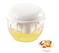 Yogurt Maker Strainer, Greek Yogurt Maker Strainer with Ultra Fine Nylon Mesh Yogurt Whey Separator Filter Transparent Juice Filter for Thick Greek Yogurt, Soybean, Milk 3000ML