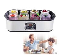 Yogurt Maker with Temperature Control, 48Oz Electric Yogurt Machine with Adjustable Time, 36 Hour Fermentation, Homemade Yogurt