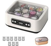 Yogurt Maker with Temperature Control and 48-Hour Timer for Homemade Probiotic Yogurt, Greek Yogurt, Natto, and Rice Wine