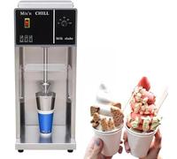 Yogurt Mixing Machine, Auto Ice Cream Mixer Maker, Stainless Steel Ice Cream Blender, Milkshake Blending Machine with 3 Hand Cups, 3400r/min