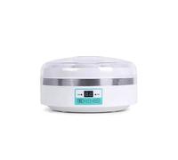 Yogurt Natto Maker Machine, 1.7L Automatic with Timer and Constant Temperature Control, Greek Machine Rice Wine Stainless Steel Inner Pot 7 Glass Jars Maker, Cup Capacity Operation Digital Electric fo