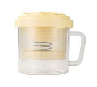 Yogurt Pasteur Cracker - Yogurt Maker | Reusable Cheese Helmet | Fine Mesh Atters & Lid Exhausting Filter for Thick Greek Yogurt, Soy Milk, Kefir, Berries, Soup, Juice