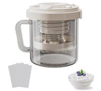 Yogurt Press Filter | Reusable Yogurt Making Filter with Lid,Multifunctional Kitchen Tools for Home Dormitory Hotel Businesses Restaurant Rental