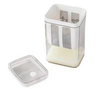 Yogurt Strainer - 304 1800ml | Filter With Lid | Whey Separator Bag Fine Reusable For Kefir Greek Juice Fruit Coffee Soy Milk Kitchen Utensil