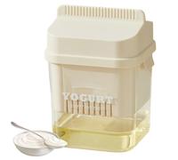 Yogurt Strainer BPA-Free Cheese Strainer with a Fine Mesh and Lid Leakproof Juice Filter Nut Milk Maker for Making Thick Greek Yogurt Soybean Milk.