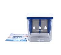 Yogurt Strainer & Cheese Maker | Large Capacity 1.5L Square Sieve for Greek Yogurt/Whey Separation/Kefir | Sturdy AS Plastic & Stainless Steel Mesh, Simple to Maintain