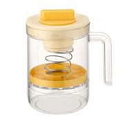 Yogurt Strainer - Pressure Filtration Jogurt Filter for Thick Creamy Results | Homemade Cheese Maker with Fine Mesh Screen, Non-Slip Base for Kitchen Cooking Salad and Baby Food, 5.71x4.57x7.36 inches