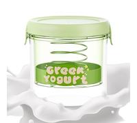 Yogurt Strainer with Lid - Fine Mesh Filtration Cup Featuring Tight Seal Top, Smooth Flow Design, Durable Structure, Stainless Steel Spring Support, Practical Tool Enhancing Thick Texture Creation, So