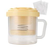 Yogurt Strainer with Lid, Multi-Functional Yogurt Strainer with Lid, Adjustable Homemade Tool for Household Kitchen Home Food Making Juice Cheese