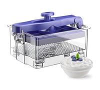 Yogurt Strainer with Lid - Whey Separator Kitchen Tools | Yogurts Maker Separator with Lid - for Nut Milk Juice Cheese Making Healthy Breakfast Meal Prep