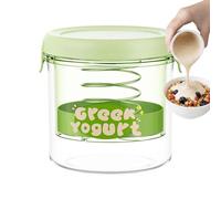 Yogurt Strainer with Lid Yogurt Strainer Yogurt Strainer with Lid Yogurt Making Tool with Stainless Steel Springs for Yogurt, Cheese and Milk