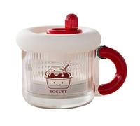 Yogurt Strainer, Yogurt Filter with Lid, Cheese Maker Tool, 4.88 x 6.42 x 5.24 Inches, Fine Design Thick Cream, Diet Cooking Prep, for Kitchen, Home, Breakfast, Fitness, Men, Women Use