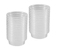 YOGURTCK 100pcs Crested Gecko Feeding Cups Reptile Feeder Bowls for Putting in Water and Food, Fit Lizard and Other Small Animals Pet Supplies 0.5oz