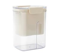 Yogurts Strainer with Lid - Portable Straining Basket, Spill Proof Cover, Multi Layer Compact Storage | Perfect Filter Separator for Thick Yogurtt Preparation, Creamy Cheese, Smooth Dairy Products