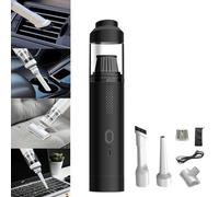 YOHFRFGX Slim V8 Mate Cordless Car Vacuum, 19000Pa High Power Handheld Car Vacuum Cleaner, Handheld Vacuum Cordless Portable Vacuum for Car, 120ml Dust Cup, for Car, Home, Office (Black,19000pa)