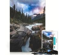 Yoho National Park Canada 1000-piece Jigsaw Puzzles Brain Fun Training Seamless Fit Precise Pieces Fascinating Hobby for Idle Moments (38x26cm)