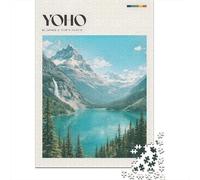 Yoho National Park Landscape 1000 Piece Jigsaw Puzzle, 70x50cm/1000pcs, for Adults, Puzzle Gift Idea, Evening Leisure And Year-Round Leisure