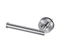 YOHOM Suction Cup Toilet Paper Holder No Drill Bathroom Tissue Holder with Strong Suction Removable Wall Mount Stainless Steel Paper Roll Holder for Kitchen Bath,Brushed Finish, 1 PCS