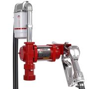 YOHOME 12V 15 GPM Fuel Transfer Pump With Discharge Hose & Manual Nozzle, Gasoline, Diesel, Kerosene & Biodiesel
