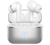 YOHOTA Wireless Earbuds, Bluetooth 5.3 Headphones in Ear with 4 ENC Noise Cancelling Mic 48H Playtime Wireless Earphones with HiFi Stereo Deep Bass IP7 Waterproof Touch Control Dual LED Display