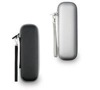 YoHyien 2 Pcs Electric Toothbrush Travel Case for Oral B iO/Oral B Pro/Philips Sonicare, Portable Electric Toothbrush Holder Travel, Hard Storage Case for Business Trip, Camping (White + Silver)