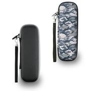YoHyien 2 Pcs Electric Toothbrush Travel Case for Oral B iO/Oral B Pro/Philips Sonicare, Portable Electric Toothbrush Holder Travel, Hard Storage Case for Business Trip, Camping (Black + Camouflage)