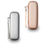 YoHyien 2 Pcs Electric Toothbrush Travel Case for Oral B iO/Oral B Pro/Philips Sonicare, Portable Electric Toothbrush Holder Travel, Hard Storage Case for Business Trip, Camping (Silver + Rose Gold)