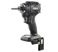 YOIbuy PRO Cordless Impact Driver 230Nm Torque Fits Major 20V battery 4-Speed Settings with Smart-Mode 4-LED Light Tool Only (Battery & Charger Sold Separately) (BLACK)