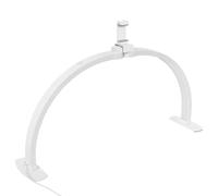 YOICUATGNA Foldable Half Moon Lamp for Nail Desk, 29 Inch Led Nail Tech Desk Lamp, Half Moon Light with Phone Holder, 3000-6000K Esthetician Lash Light for Eyelash Extensions, Tattoo, Eyebrow (White)