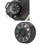 Yoidesu Camera Top Cover Mode Dial with Interface Cap Replacement Maintaince Part for Canon 6D Camera