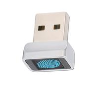 Yoidesu Mini USB Fingerprint Reader for 7 8 10 Fingerprint Scanner Scanner PC Dongle Fingerprint Sensor 360 Degree 0.5STouch Speedy Matching Biometric Portable USB Fingerprint Logger for PC Laptop