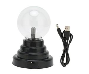 Yoidesu Plasma Ball, 3 InchTouch Sensitive Electrostatic Neutralization Decorative Electric Ball, Static Lighting Ball Lamp Fit for Home Party(3 Inch)