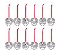 Yoiimiya 12Pcs Angel Wing Shape Blank Hot Printing Sublimation Ornament Decoration for Decor Xmas Party