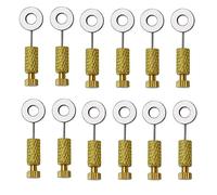 Yoiimiya 12Pcs DIY Tools Suture Fixing Needle Leather Goods Fixed Needle Stitching 6-12mm