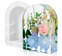 YOILES Resin Molds Silicone,Epoxy Resin Casting Craft Mold for Flower Preservation Bookends DIY Art (Arch)