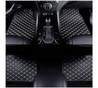 YOINT 4 Pcs Car Leather Floor Mats for BMW Serie Série 5 Series 5er F07 Gran Turismo GT F07 2010-2013, Front Rear Row Auto Carpet Waterproof Non-Slip Protection Interior Accessories,B/BlackBeige